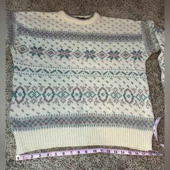 Vintage Eddie Bauer women’s wool crewneck sweater, size L - Picture 6 of 11